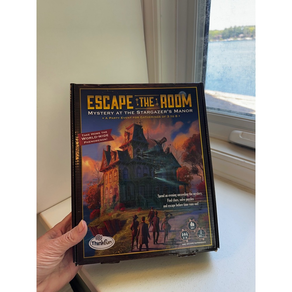 ThinkFun Escape the Room Mystery at the Stargazer's Manor Board Game 7351-PB02 - Picture 1 of 6